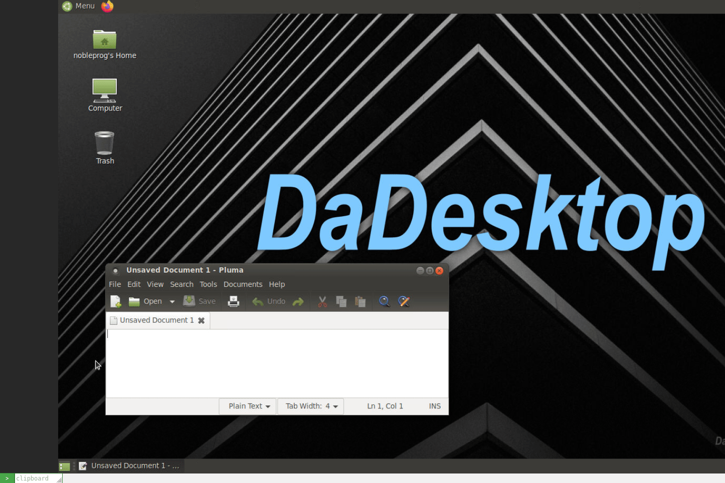 Przewodnik po schowku DaDesktop